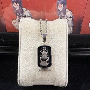 Sterling Silver Scarab Beetle Pendant Egyptian